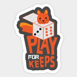 Play For Keeps Kid's Funny Sticker